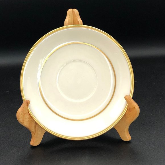 Lenox Ovington Bros NY Gold Rim Saucer - Picture 3 of 7